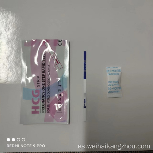 Kit de franja de autoevaluación de un paso HCG HCG